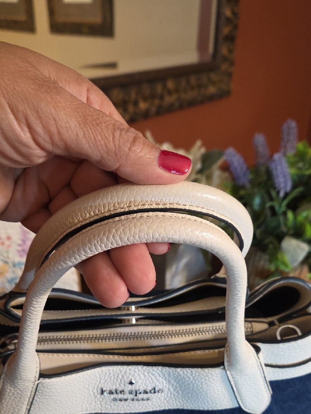 Kate Spade NY Dumpling Denim Satchel EUC - Picture 7 of 16